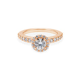 Round Halo Ring 1.0ct