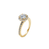 Round Halo Ring 1.0ct