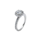 Round Halo Ring 1.0ct