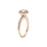 Round Halo Ring 1.0ct