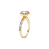Round Halo Ring 1.0ct