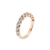 Round Brilliant Half Eternity Ring 3.0mm