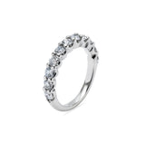 Round Brilliant Half Eternity Ring 3.0mm