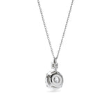 Round Halo Necklace 1.0ct