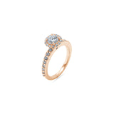 Round Halo Ring 0.5ct