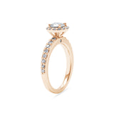 Round Halo Ring 0.5ct