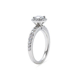 Round Halo Ring 0.5ct