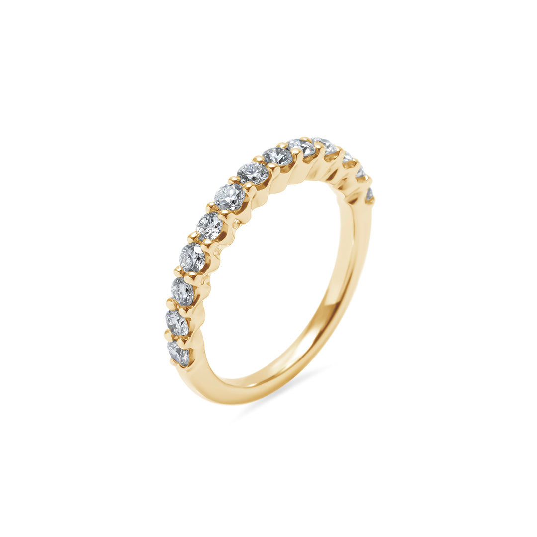 Round Brilliant Half Eternity Ring 2.2 mm